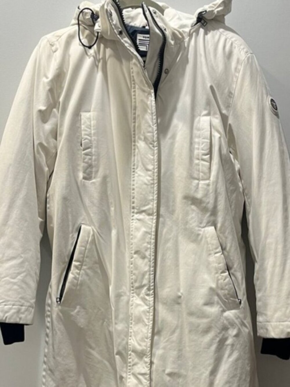 Tory Sport Ivory Hooded Jacket